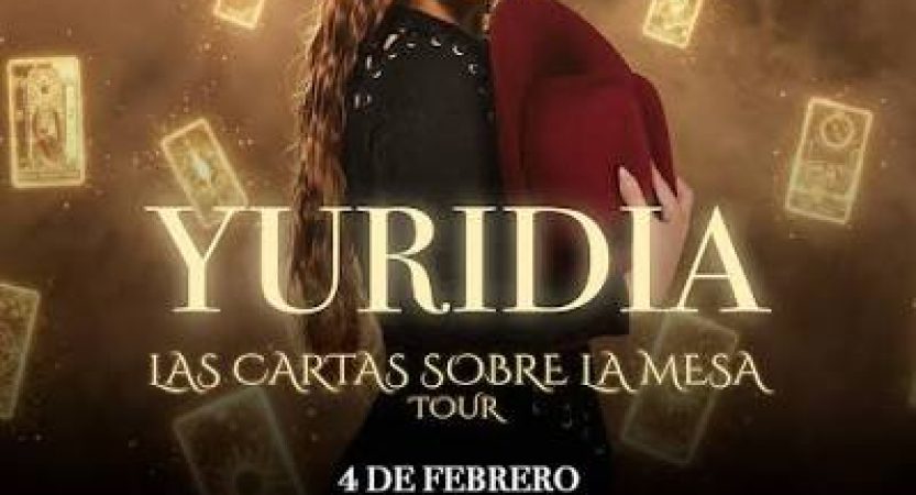 YURIDIA LLEGA A PARAMOUNT THEATER EL 4 DE FEBRERO